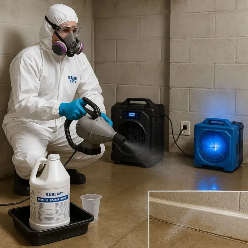 Sanitization and Odor Removal process in Braddock Heights, MD